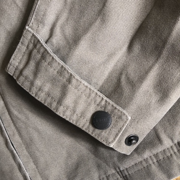 LL Bean Canvas Zip Jacket - Picture 5 of 11
